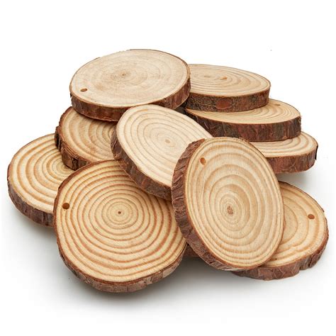 slices of wood for crafts